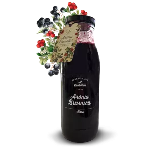 Sirup arónia s brusnicou