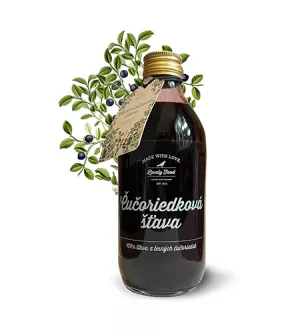 100% Čučoriedková šťava